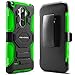 Evocel New Generation Series Phone Case Compatible with LG G Stylo with Belt Clip Holster and Kickstand, Green