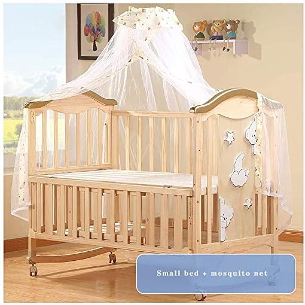 Wghz Lit De Voyage Pour Lit De Bebe Bois Massif Respectueux De L Environnement Ensemble Amovible