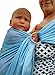 Breathable Baby Wrap Water METAL Ring Sling Carrier Infant Wrap Toddlers.Baby Shower Gift with Polyester and Quickdry Fabrics Material to Indoor Outdoor Travel Comfort for Newborn. (Sky Blue)