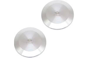QiiMii SS304 2" Stainless Steel Sanitary Tri Clamp Clover Solid End Cap, 2 pack