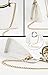 Symuitrc 12MM Width Purse Chain Strap Replacement Length 39
