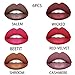 Ownest 6 Colors Waterproof Long Lasting Durable Matte Liquid Lipstick Beauty Lip Gloss, Sexy Moisturizing Lipstick Lip Gloss Fashionable Colors Long Lasting Lipsticks Set