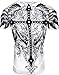 Konflic NWT Men's Giant Cross Graphic Designer MMA Muscle T-shirt