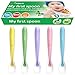 Baby Spoons with Silicone Soft-Tip - for Infants & Toddlers - Safe for Solid Feeding - Gum-Friendly Great Baby Shower Gift - Set of 5 Pack