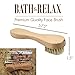 Natural Bristles - Face Cleansing Brush, Deep Pore Scrub Face Cleanser & Exfoliating - Set of 3 Pack Wooden Handle, For Men or Women, Facial Cleaning Brushes Exfoliator. For Dry Skin Brushing