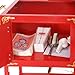 Great Northern Popcorn Red Roosevelt 8 Ounce Antique Popcorn Machine and Cart