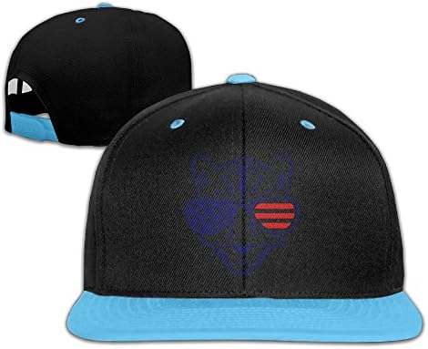 Z Cheing Adjustable Boys and Girls Cheetah American Flag Baseball Caps Hip Hop Hat