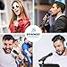 Aokeo Wireless Microphone Bluetooth Karaoke Handheld System,UHF Dynamic Handheld mic 1/4 inch plug mini receiver for iPhone, Computer, Karaoke, Conference, DJ, Church, Wedding, On Stage, Live Events