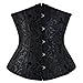 frawirshau Women's 9427 Lace Up Boned Underbust Waist Trainer Corset