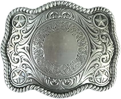 mens initial belt buckles