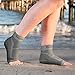 TechWare Pro Ankle Brace Compression Sleeve - Relieves Achilles Tendonitis, Joint Pain. Plantar Fasciitis Foot Sock with Arch Support Reduces Swelling & Heel Spur Pain. (Gray, XXL)