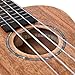 ADM Concert Ukulele Beginner Kit Mahogany Hawaiian Wood 23 Inch Ukelele Bundle Ukalalee Set with Uke Free Starter Lessons for kids Students and Adults, Brown