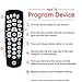 GE Universal Remote Control for Samsung, Vizio, Lg, Sony, Sharp, Roku, Apple TV, RCA, Panasonic, Smart TVs, Streaming Players, Blu-Ray, DVD, Simple Setup, 3-Device, Black, 24991thumb 4