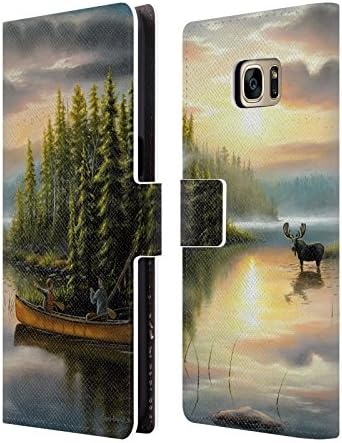 Official Chuck Black Memories With Dad Landscape Leather Book Wallet Case Cover For Samsung Galaxy S7 edge