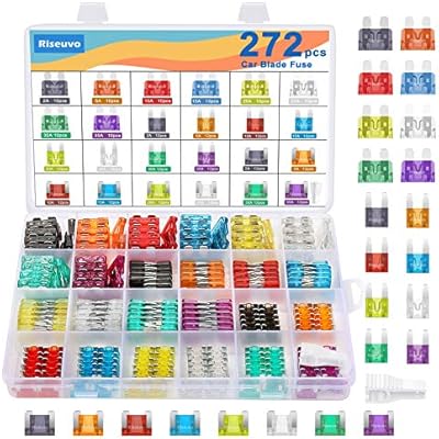 Amazon Com 272pcs Automotive Car Fuses Kit Auto Blade Fuse Assortment Set Mini Fuse Low Profile Mini Fuses And Standard Fuse 2 5 10 15 20 25 30 35amp Industrial Scientific