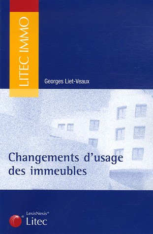 Changements d'usage des immeubles