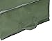 Surblue Under Bed Storage Organizer Zipper Bags Large Capacity with Handle Clear Window (Green)