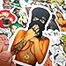Sexy Girls Sticker Pack 100Pcs Anime Beauty Laptop Sticker Bomb Beauty Pinup Girls Stickers Decals for Car Guitar Luggage (52Pcs)