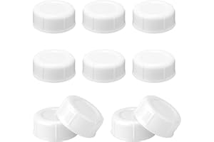 10pcs Narrow Baby Bottle Caps for Dr Brown & Medela Bottles, BPA Free Travel and Storage Baby Bottle Lids Replacement Parts w