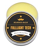 Beard Care Balm Leave in Conditioner All Nature Organic Orange Scented Mustache Balm for Beard Growth Facial Hair Softening Styling & Moisturizing 60g 2 Oz