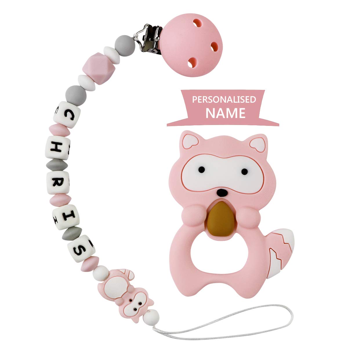 personalised baby teethers