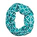 Pop Fashion Womens Infinity Scarf w/ Zipper Pocket & Pattern Print, Infinity Scarves
