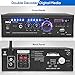 Wireless Bluetooth Home Stereo Amplifier – 2×120 Watt Power Amplifier Home Audio Bluetooth Receiver System W/Blue Led Display, USB/SD, AUX, RCA, Headphone Jack – Remote – Pyle PCAU46BAthumb 1