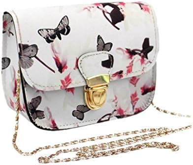 Women Handbags,Toponly Butterfly Flower Printing Handbag Shoulder Bag Tote Messenger Bag For Women (fashion White)