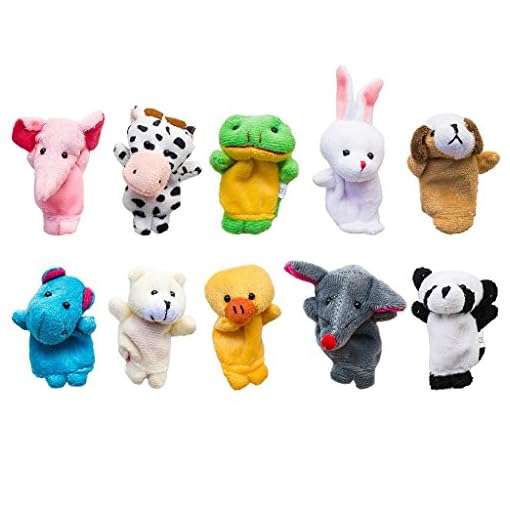 UNKE 10 Pcs Finger Puppet Set -Animal Finger Puppets Toy Children's Learn Play Story - Image 5