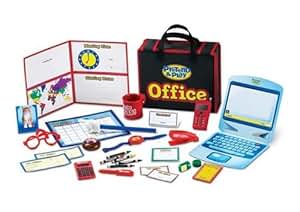 Amazon.com: Learning Resources Pretend and Play Office Set: Toys &amp; Games