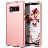Galaxy NOTE 8 Case, WeLoveCase 3-in-1 Shockproof Heavy Duty Drop Protection Armor Protective Cover Slim Rugged Hybrid Case with Soft Bumper Corner Cushion Design for Samsung Galaxy NOTE 8 - Rose Gold