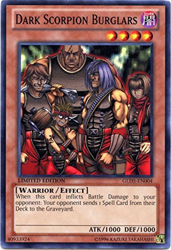 Yu-Gi-Oh! - Dark Scorpion Burglars (GLD5-EN004) - Gold Series: Haunted Mine - Limited Edition - Common