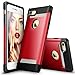 ESR iPhone X Case, 9H Tempered Glass Back Cover [Mimics the Glass Back of the iPhone X][Scratch-Resistant] + Soft Silicone Bumper [Shock Absorption] for the Apple iPhone X(Red1)