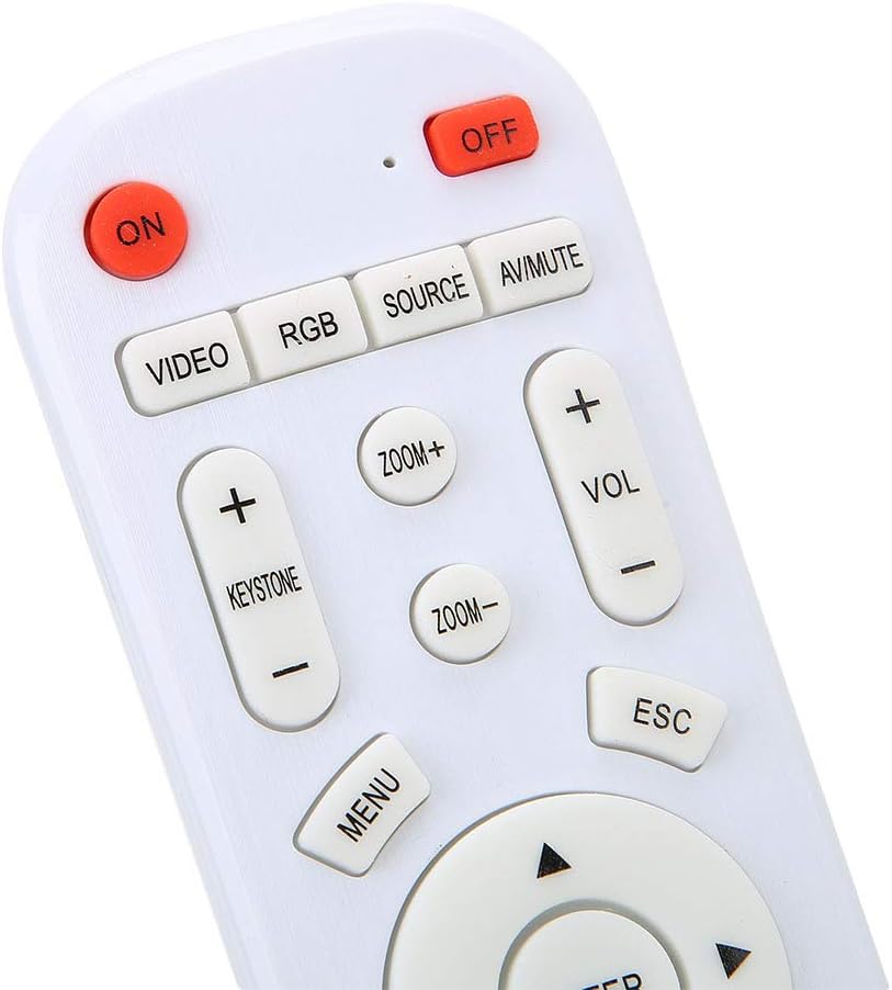 Socobeta Remote Control Projector Remote Control Universal Remote Controller Wireless Remote Control Replacement for Projector - Image 5