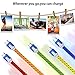 Magic-T 5 Pack Extra long Micro USB Cable 10ft Braided Android Charger Colorful USB to Micro USB Cable High Speed Charging Data Cord for Android,Samsung Galaxy S7 S6 Edge,Motorola,LG,HTC,PS4,Xbox-More