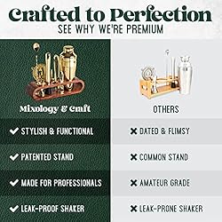 Mixology Bartender Kit: 10-Piece Bar Tool Set with