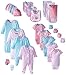Gerber Baby-Girls Newborn Zebra 26 Piece Gift Bundle Gift Set, Zebra, 0-6 Months (Assorted)