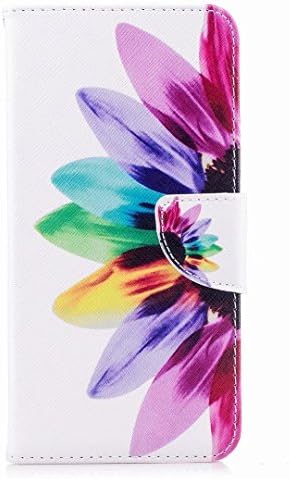 Yiizy Case Cover for Lenovo K8 Note Case, Colored Petals Design Premium Leather Flip Cover Wallet Bumper Slim Lightweight Protective Shell Pouch with Media Kickstand Card Slots