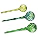 Watering Bulbs for Plants - 3 Pack - Blown Glass | Decorative | Indoor Use | Outdoor Gardens (by Best Home Products)