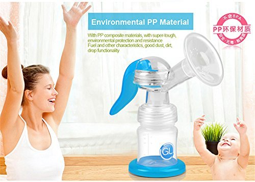 Gland Breast Pump Manual for Breastfeeding, BPA Free, Portable Traveling