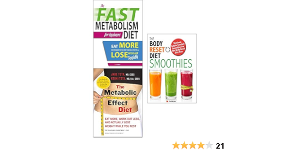 Body Reset Smoothies And Metabolic Effect And Fast Diet 3 Books Collection Set Jade Teta Keoni Teta Cooknation 9789123712748 Amazon Com Books
