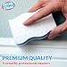 (100 Pack) Extra Durable Eraser Sponge - Extra Thick, Long Lasting, Premium Melamine Sponges in Bulk - Multi-Purpose Power Scrubber - Bathroom, Kitchen, Floor, Bathtub, Toilet, Baseboard, Wall Cleaner