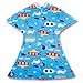 SleepingBaby Deep Blue Sea Swaddle Transition Zipadee-Zip Small 4-8 Months (12-19 Pound, 25-29 inches)