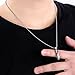MMTTAO Couple Necklace Crown Bar His Queen Her King Matching Heart Sets Titanium Stainless Steel CZ Cubic Zirconia Puzzle Pendant Necklace for Women Men Promise Jewelry Gifts, His Queen Her King, 2Pcs