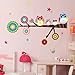 Owl Family Playing on Branches Owl Wall Decal Sticker Nursery Wall Decal