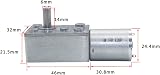 Leloo JGY-370 DC Gear Motor 6V 12V 24V High Torque Metal Self-Locking Turbine view 2