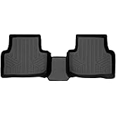 SMARTLINER All Weather Custom Fit 2nd Row Floor Mat Liner Set Compatible with 2022-2025 Volkswagen Taos
