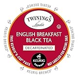 Twinings English Breakfast Decaffeinated Tea K-Cups, 24 Count