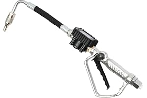 SABUIDDS Oil Control Valve Meter Digital Oil Gun Dispensing Nozzle with 5 Measurement Units - 1/2" inch NPT Inlet, 1-35 L/min Oil Delivery Speed, for Fleet Maintenance, Hydraulic Repair Shop