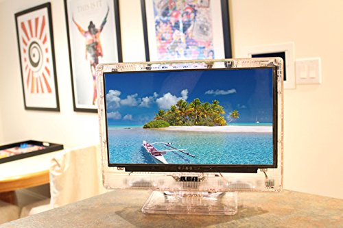 RCA 13" Clearview HDTV | Transparent LED HD Television, High Resolution Wide Screen Monitor w/HDMI, VGA, RF Antenna Jack Inputs. Including Full Function Remote.